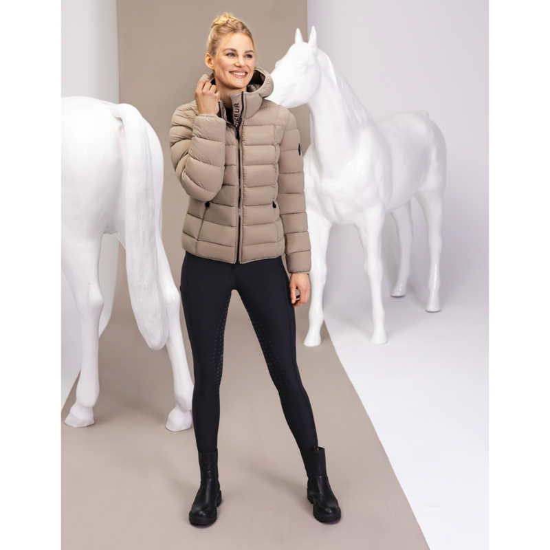 Pikeur Athleisure Ladies Quilted Jacket - Desert Sand-2